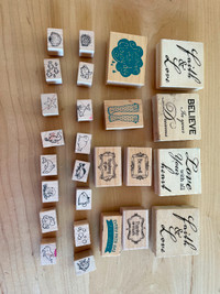 Tampons encreurs amusants / Fun rubber stamps