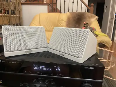 Canton HC-100 speakers - set of three plus one for parts, View more