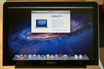 OS: Mac OS X Lion Processor: 2.4 GHz Intel Core i5 Memory: 8 GB 1600 MHz DDR3 Graphics: Intel HD Gra...