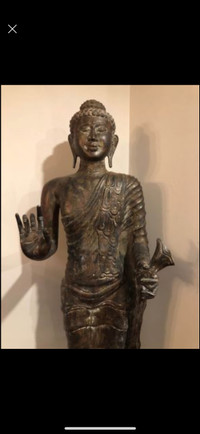 Bronze Buddha/garden/yoga/home