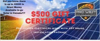 FREE $500 Gift Certificate For Anyone That Needs It