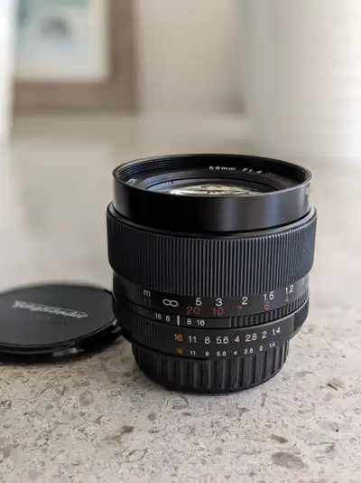 Like NEW Voigtländer Nokton 58mm f1.4 SL II for Nikon, View more