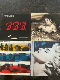 Rock LPs Records - Madonna, The Police