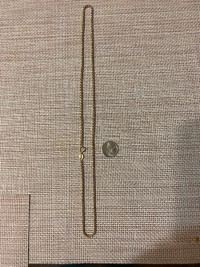 14k solid gold men’s chain 21 inches long 12.6 grams