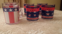 Stars and Stripes Acrylic Glasses and Mugs