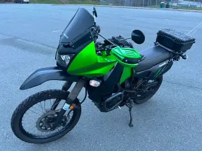 A nice KLR 650 that’s ready to tackle the road, trails, and off road, with all the right upgrades an...