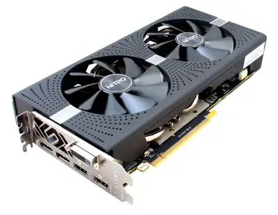 Carte AMD Radeon RX570 8 Go Dual Fan testée avec FORTNITE, View more