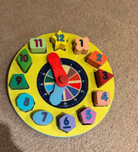 Kids puzzle clock