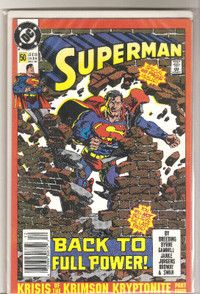 Superman DC Comics Dec 1990 to Dec 1996 (4 comics)