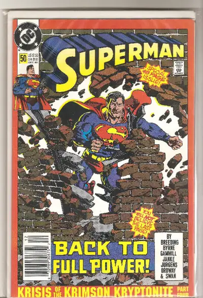 Superman: 4 DC Comics Dec 1990 to Dec 1996 (4 comics), View more
