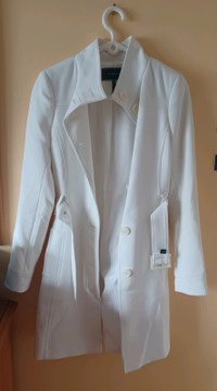 Le Chateau White Coat Jacket