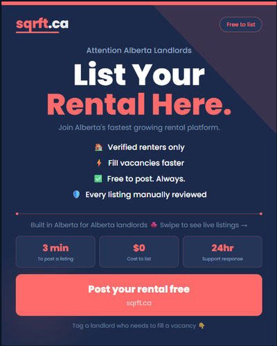 List for Free - sqrft.ca, View more