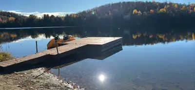 Vue sur le lac | Secteur recherché – Chalet meublé tout inclus (Laurentides) ✨ 3 ch | 2 sdb | accès...