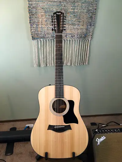 Taylor 12-String Acoustic/Electric Guitar 150e + Taylor Gig Bag, View more