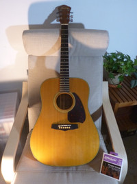 1982 Ibanez M300AM acoustic guitar with a new pack of strings