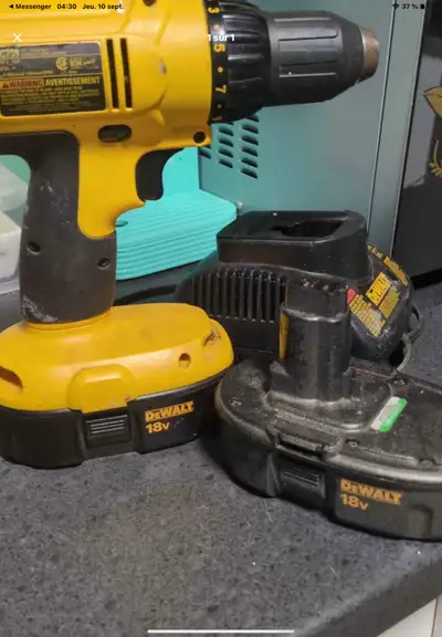 Perceuse sans fil DeWalt 18V, View more