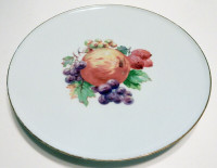 Large Serving Plate, Fruit Pattern