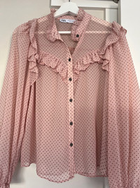 Zara Blouse - size M - used once 