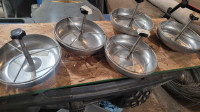 Set of Stainless steel snap feeders