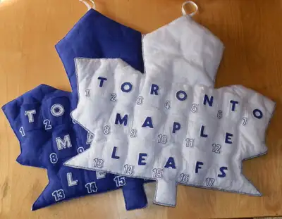Toronto Maple Leafs Advent Calendars - Hand Stitched - New, View more