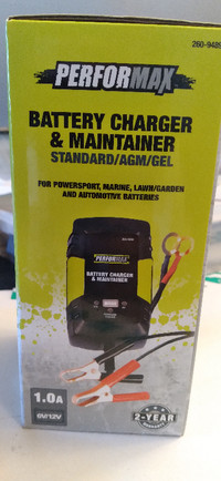 PERFORMAX BATTERY CHARGER/MAINTAINER STANDARD/AGM/GEL BATTERIES