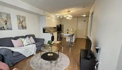 Fully Furnished, Freshly Painted & Professionally Cleaned Unit. Floor To Ceiling Windows, Open Conce...