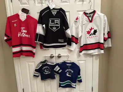 youth hockey  Jerseys size 12 months - XLarge (from $10-$35), View more