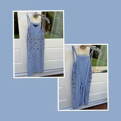 French Connection embellished dress w/ intricate beading designs, View more
