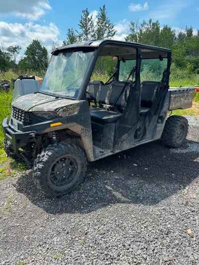2023 Polaris ranger 570 6 seater Has mesh “doors” Has a headliner Dump box Upgraded wheels Hitch has...
