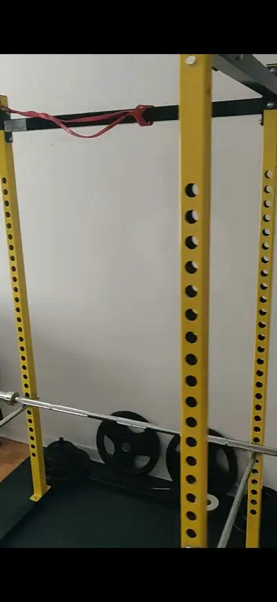 Rack de musculation / Power rack (barbell & more included), View more