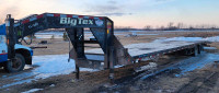 2016 Big Tex 40 foot Gooseneck Hydraulic Tail Trailer