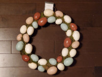 Threshold Easter Wreath 15" brand new / couronne de pâque neuf