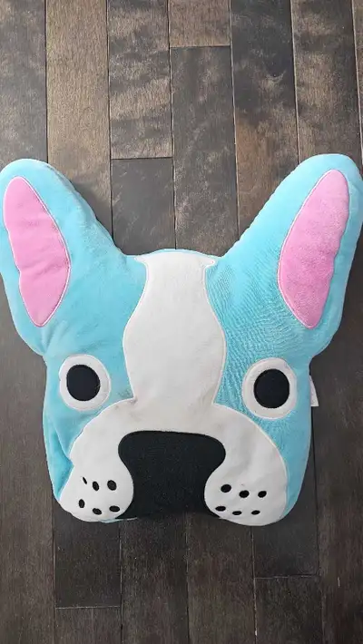 Iscream French Bulldog Fleece Pillow, View more