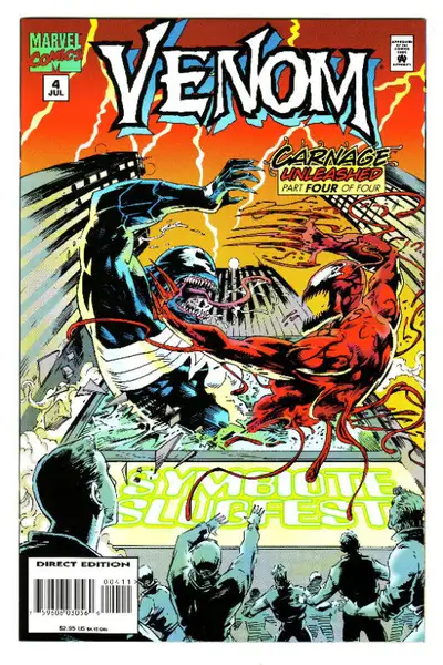 VENOM 4 CARNAGE UNLEASHED COMIC BOOK PART 4 OF 4, View more
