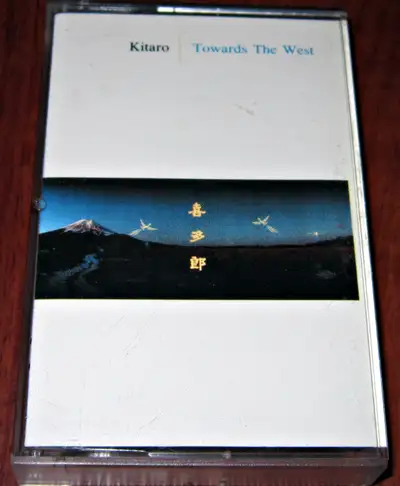 Cassette Tape :: Kitaro – Towards The West $5 Dollars A1 Auspicious Omen 4:53 A2 Halo 3:32 A3 Melanc...