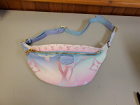 Louis Vuitton Belt Bag / Fanny Pack Pink Blue White 100% Authent