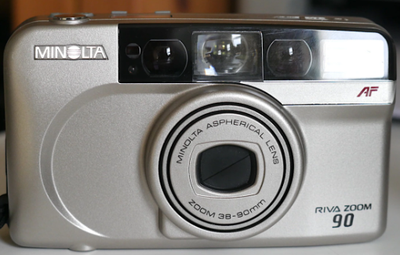 Vintage Minolta RIVA zoom 90 film camera, View more