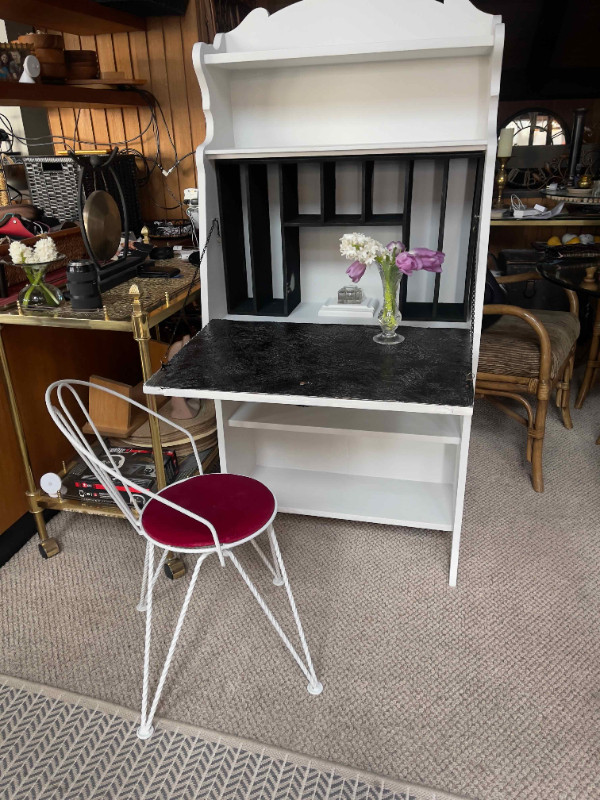 Vintage Secretary Desk with chair in Desks in Delta/Surrey/Langley