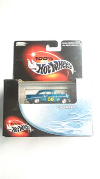 HOT WHEELS 56 CHEVY W/RR *RARE COLOUR * DIECAST METAL COLLECTION