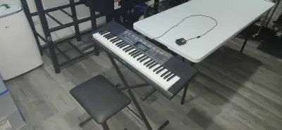 Découvrez le clavier Casio LK-265, parfait pour les musiciens en herbe et les experts! Ce clavier us...