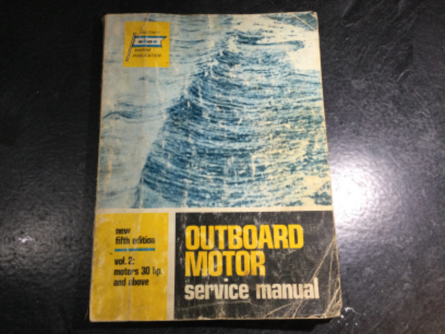 1956-70 Outboard Manual Elgin OMC Evinrude Johnson Mercury Sears in Non-fiction in Parksville / Qualicum Beach