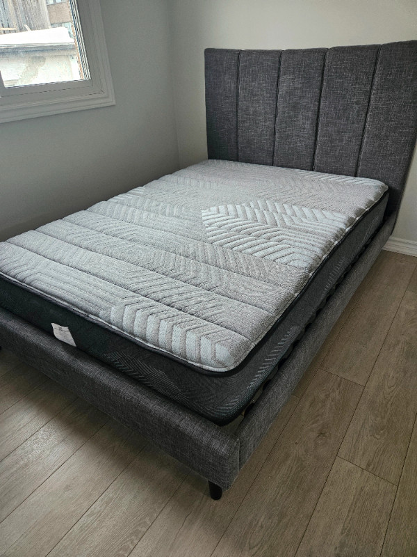 Full Bed- brand new- Charcoal color from Brick in Bedding in Hamilton