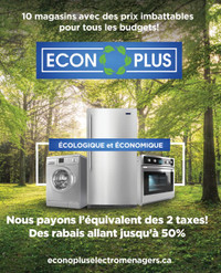 Econoplus - Seulement 399.99$, garantie 1an et TAXES INCLUSES !