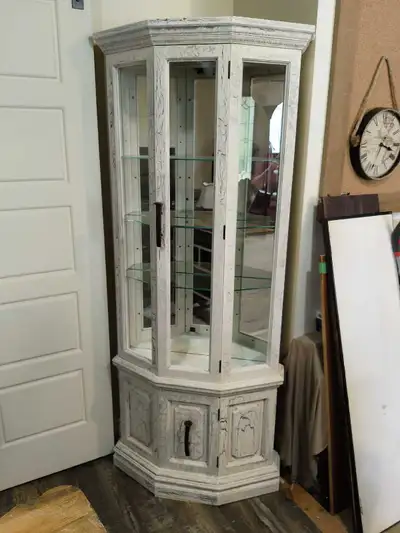 Curio display cabinet 160$ OBO, View more