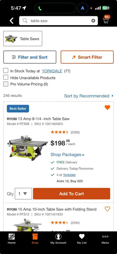 table saw , View more