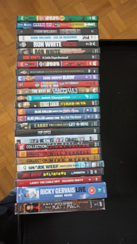 Lot of Stand Up and some SNL DVDs