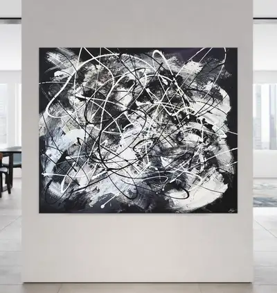 Peinture abstraite, toile, tableau abstrait, View more