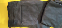 Pants Moto Soft leather Lined Black