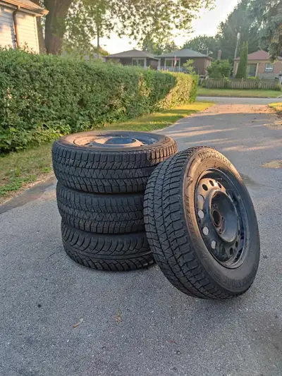 4x 225/65R17 Winter Tires. 3 are Bridgestone (Great Thread) and the other 1 is Westlake (Excellent T...