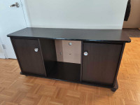 Black Custom Made TV Stand